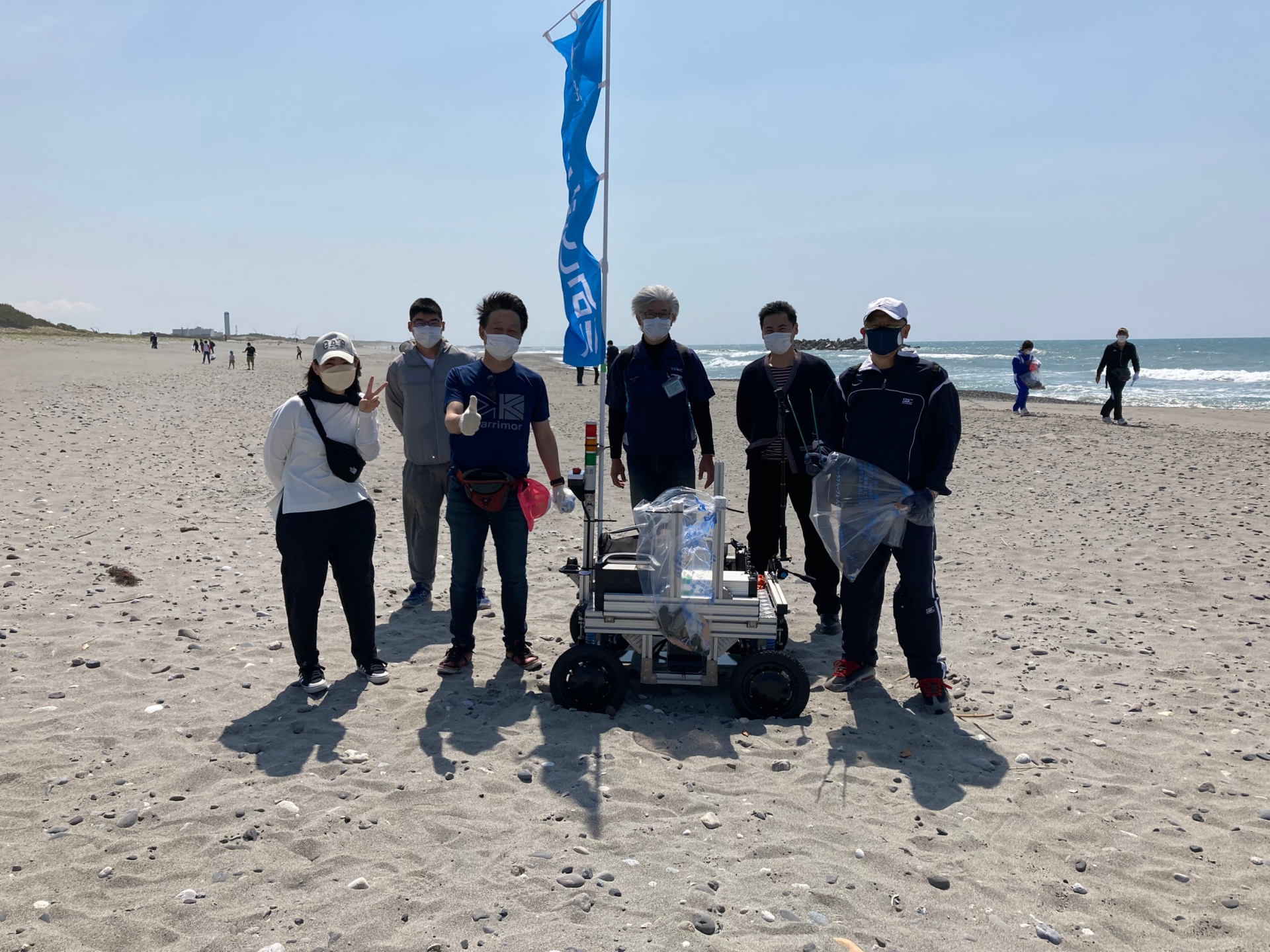 ウェルカメクリーン作戦にてWindyの取材