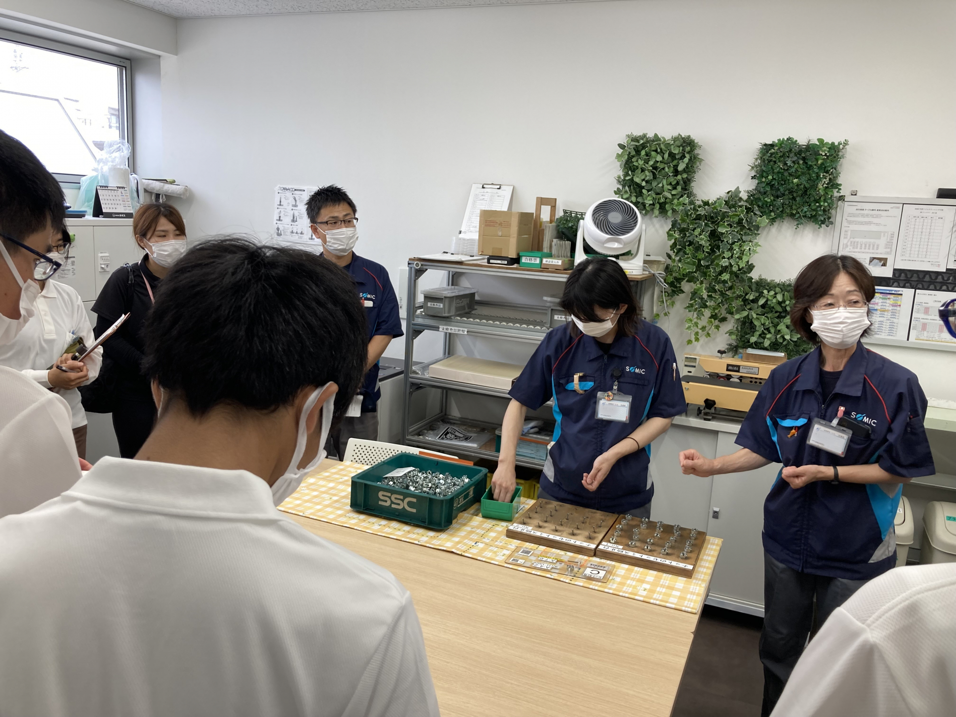 ソミックワン見学の様子