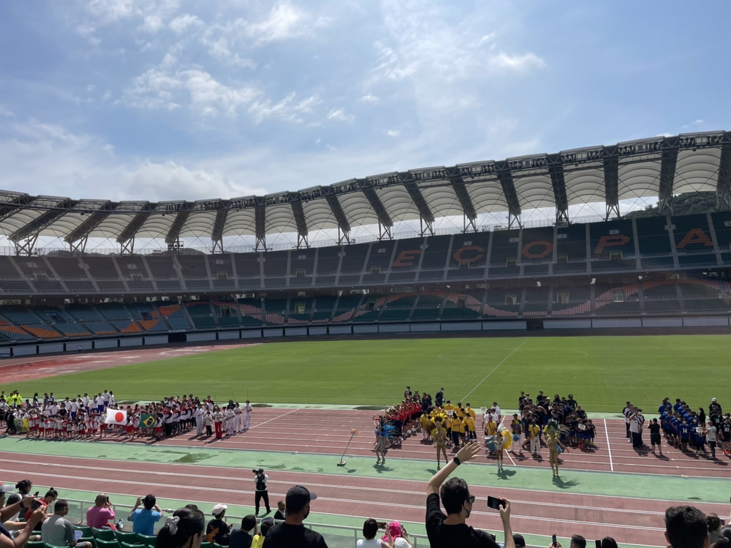 在日ブラジル人学校オリンピック大会の様子