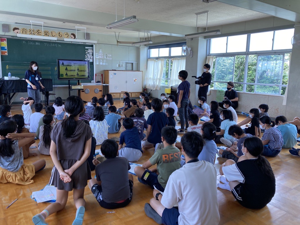 SDGs講話の様子
