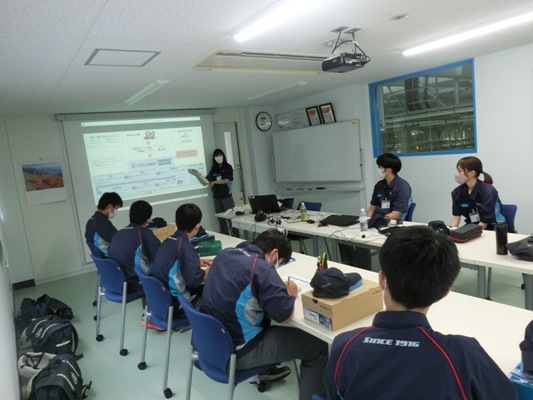 職業体験の様子