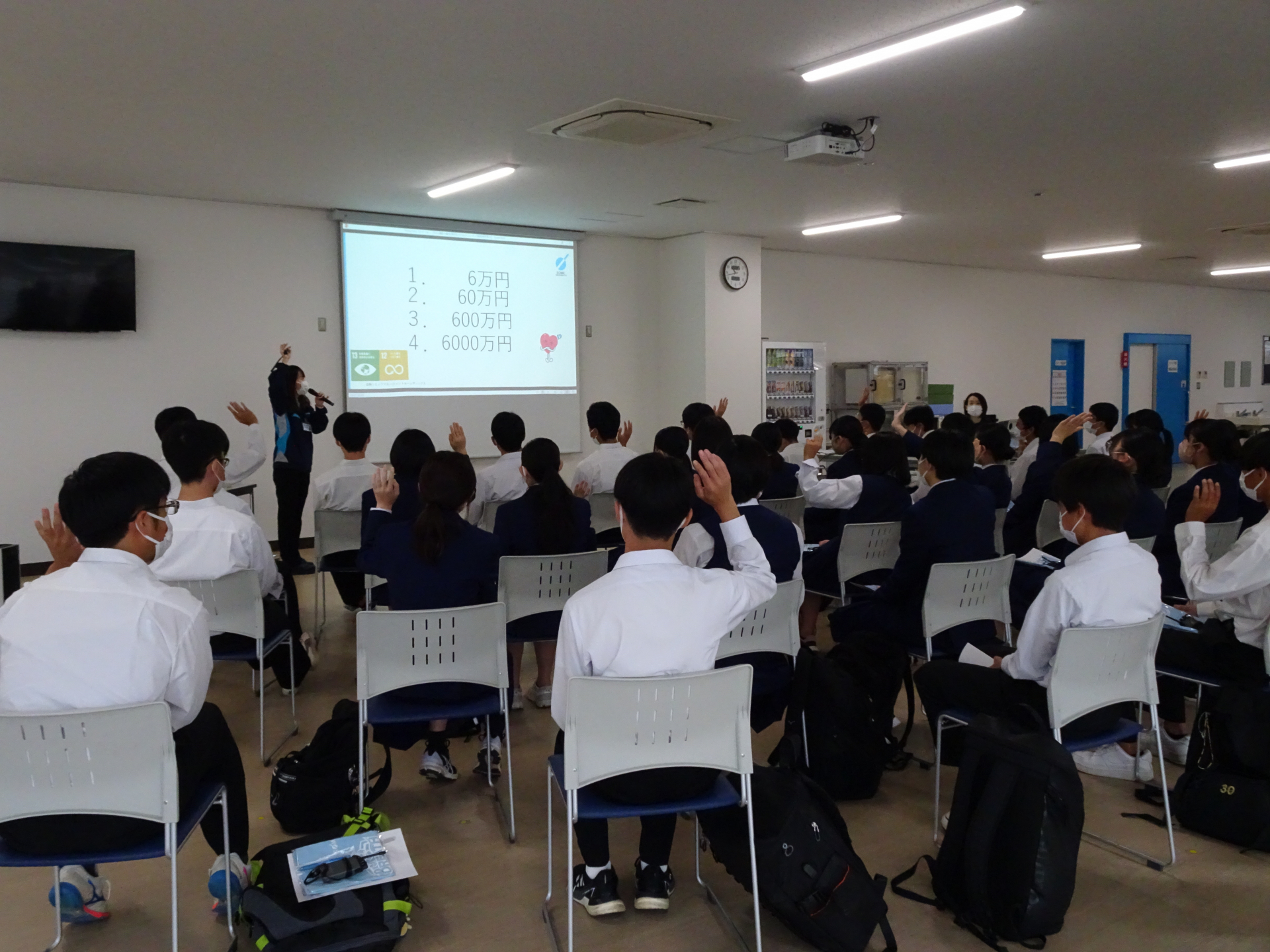 SDGs講話の様子