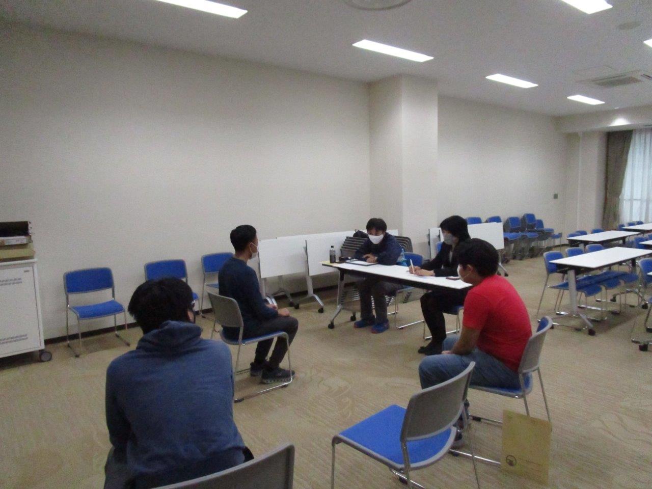 留学生のための就職支援講座の様子