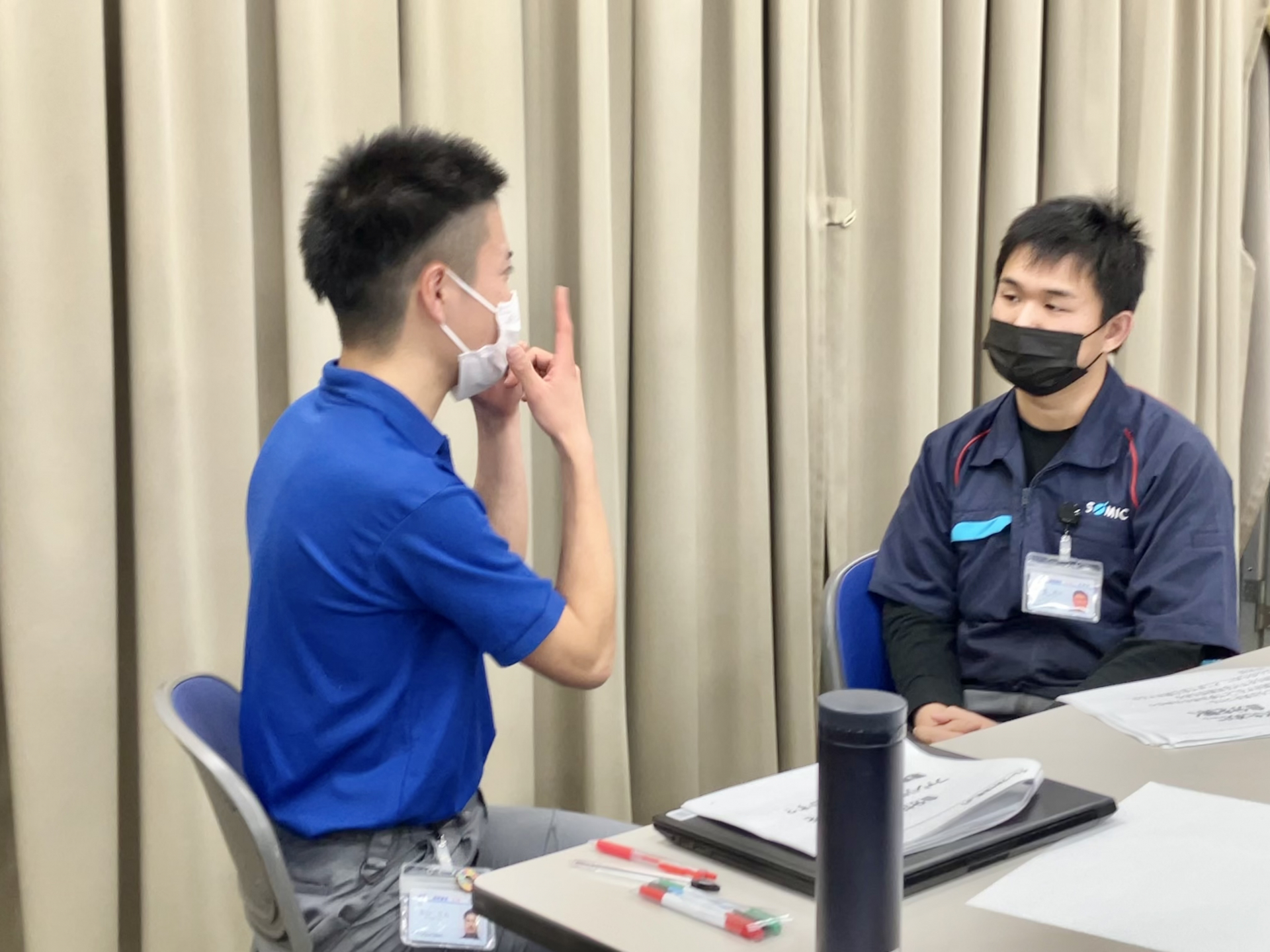 新入社員特別研修「ひらく」の様子