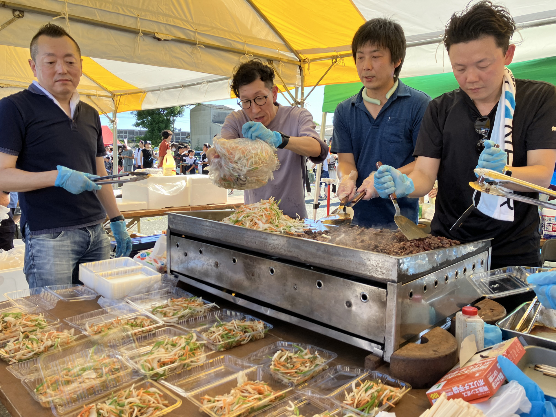 ソミックグループ夏まつりの様子