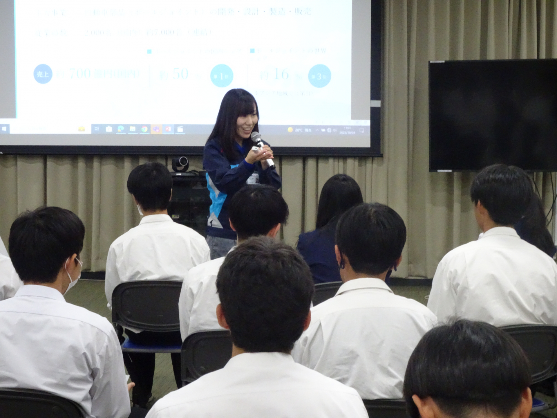 SDGs講話の様子
