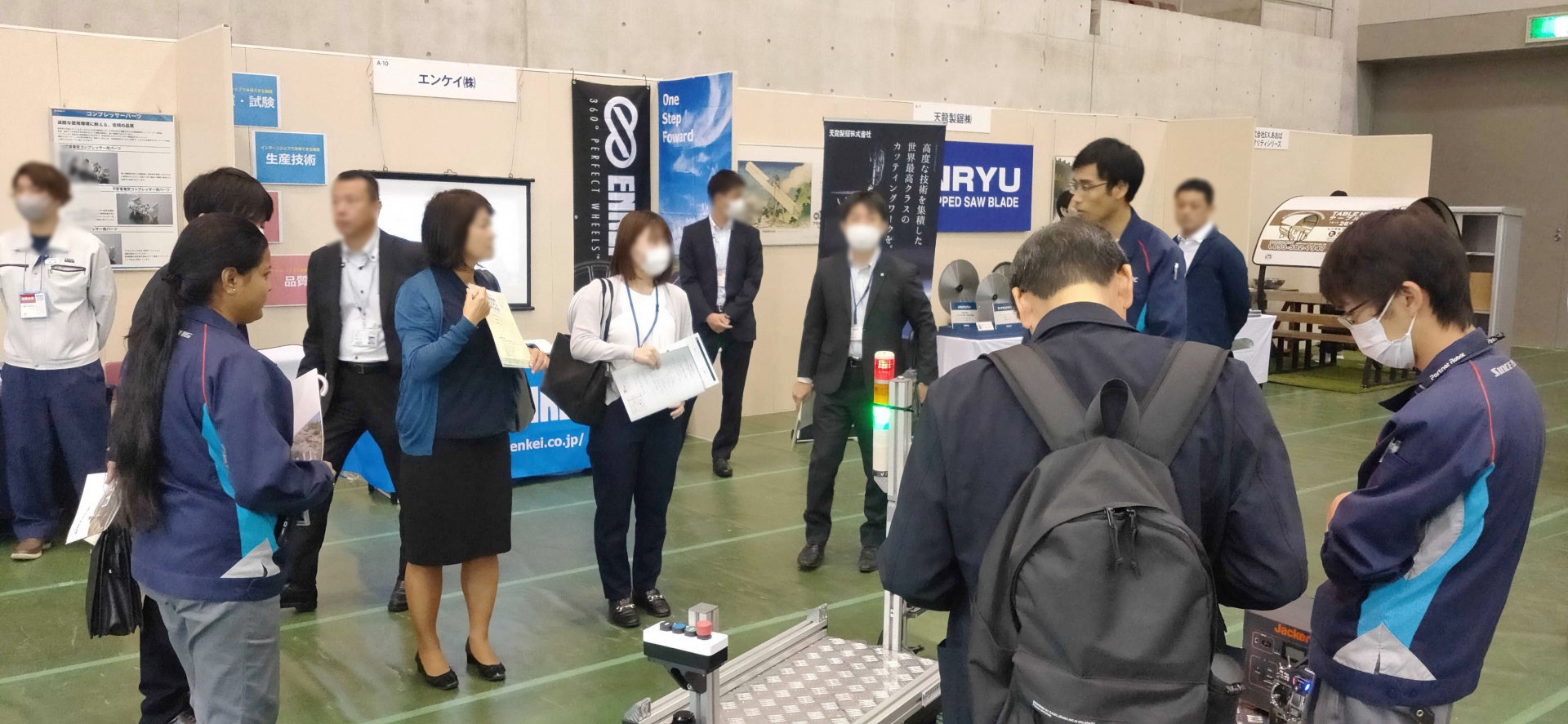 産業振興フェアinいわた出展の様子