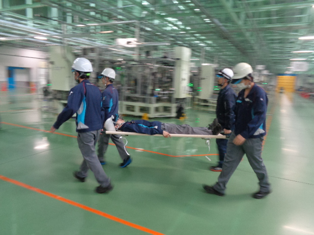 総合防災訓練の様子