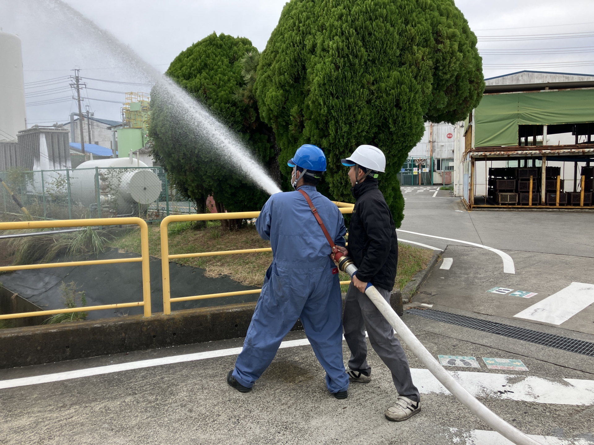 総合防災訓練の様子