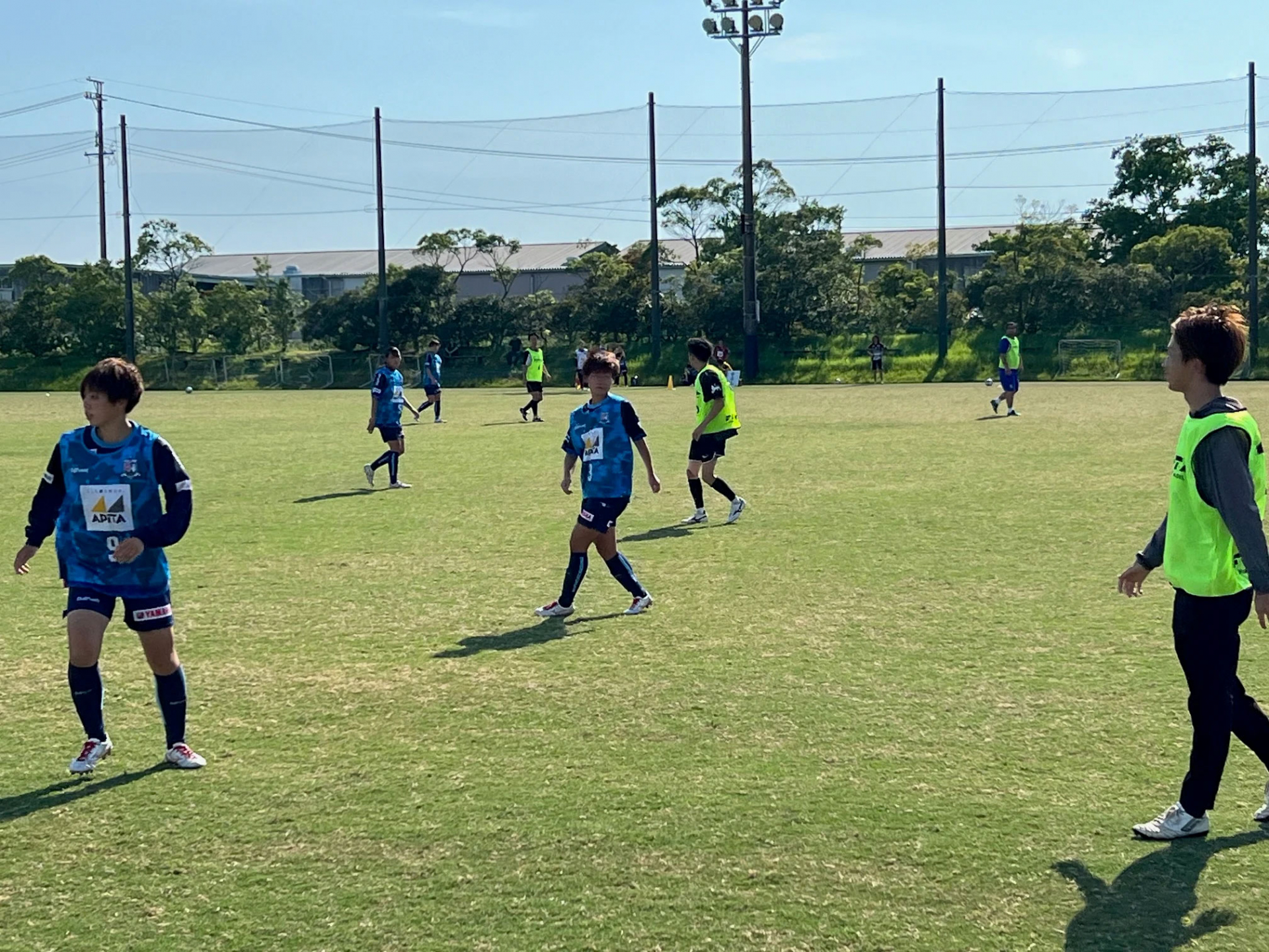 交流試合の様子