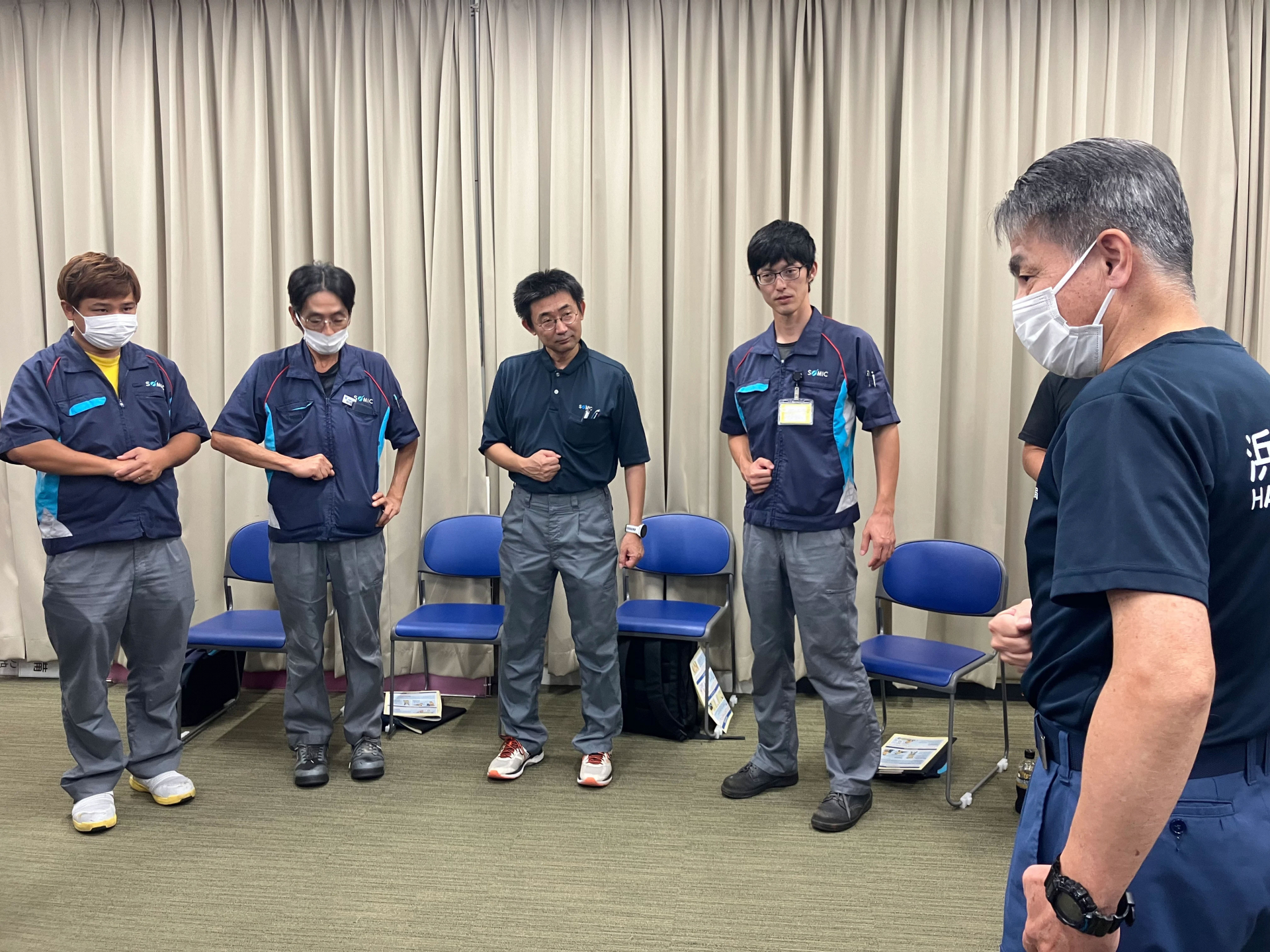 救命講習の様子