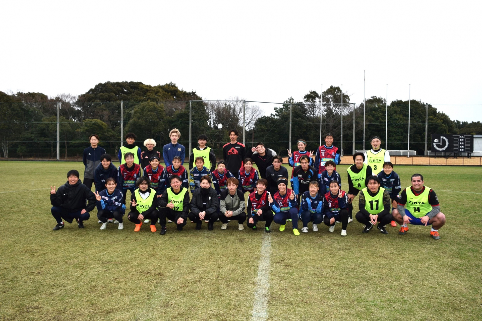 交流試合集合写真