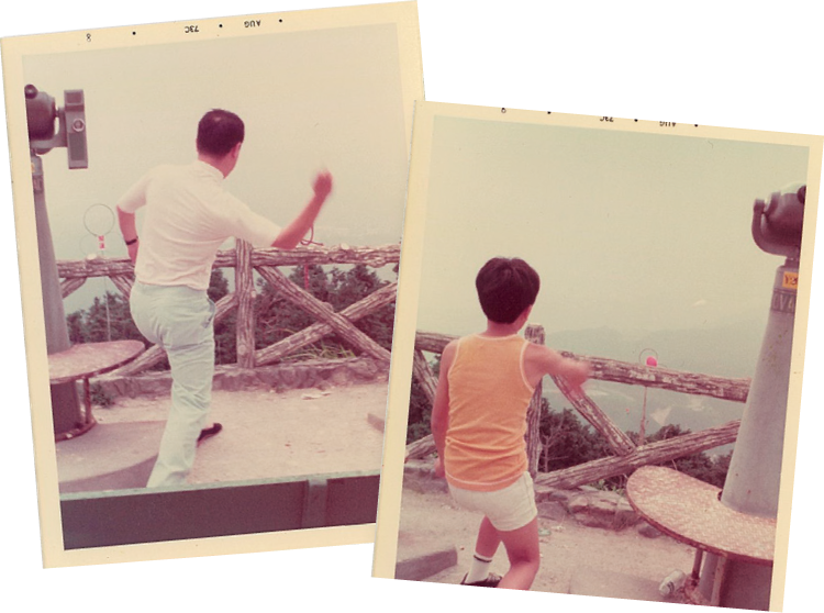 石川家家族旅行写真