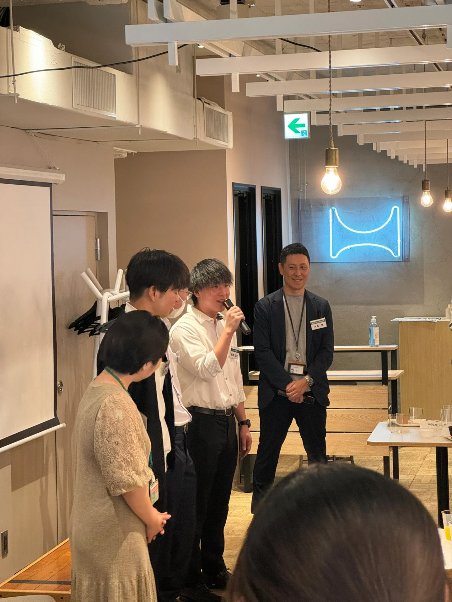 合同ランチ交流会の様子