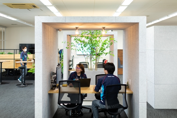 グローバルICTシステム部のオフィスを、リノベーションしました。