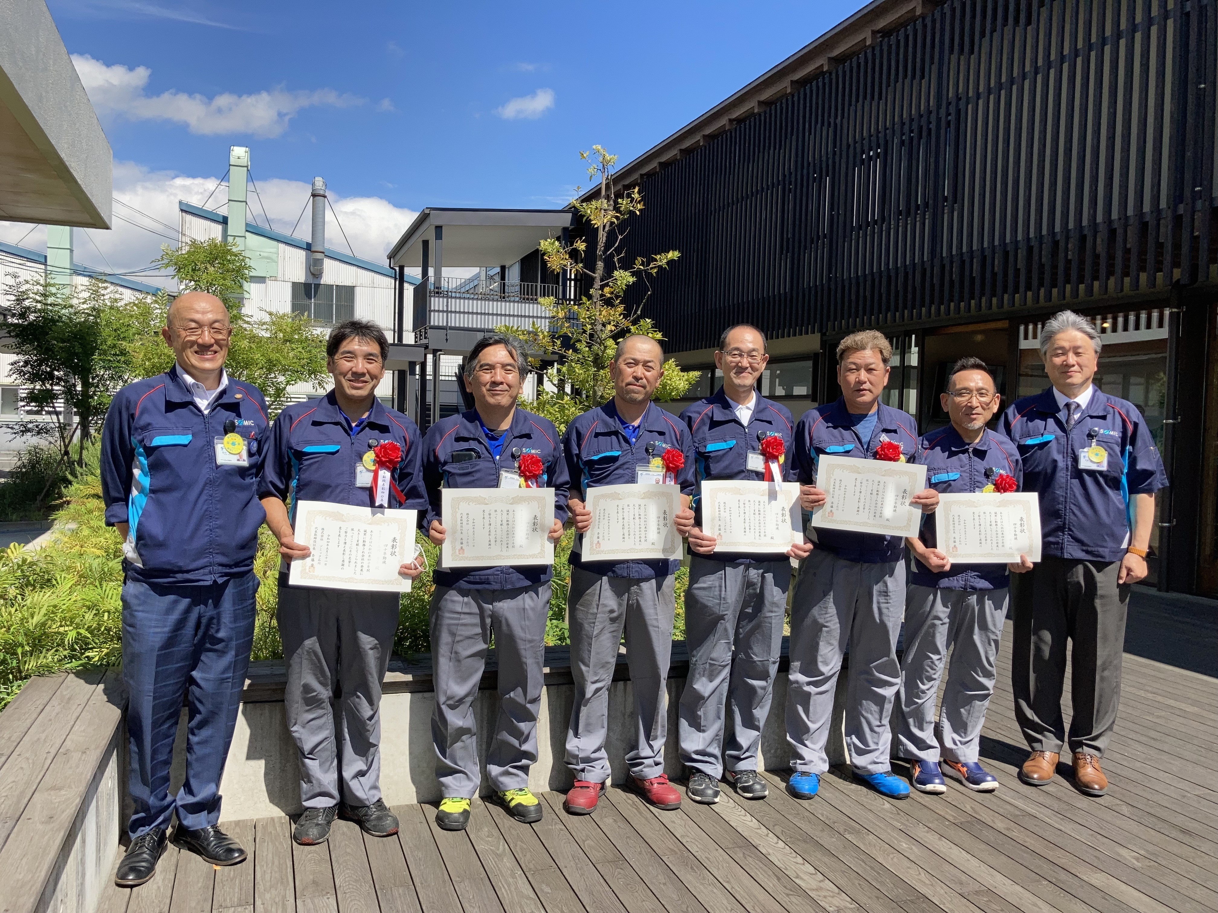永年勤続表彰式が行われました