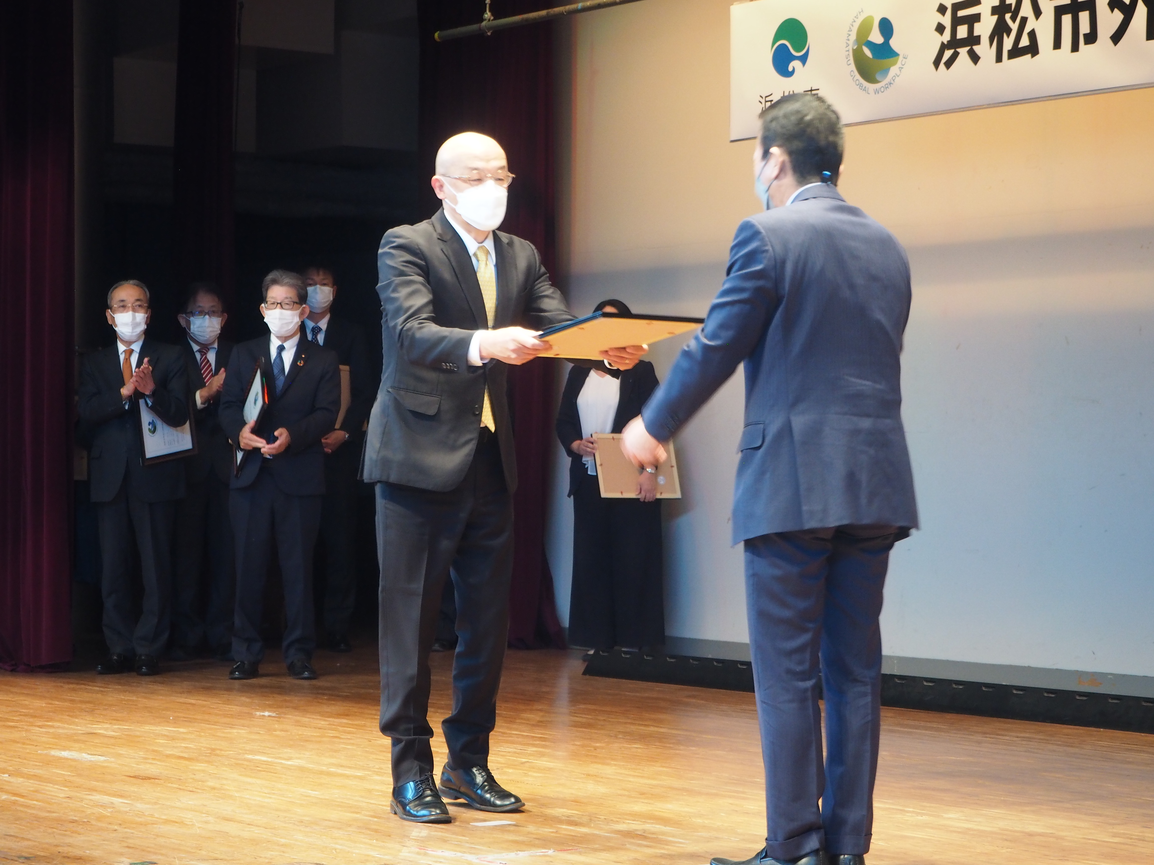 ソミック石川が、「浜松市外国人材活躍宣言事業所」に認定